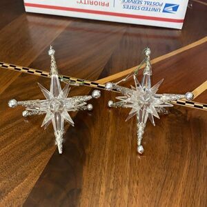 Vintage morvain star Christmas ornaments